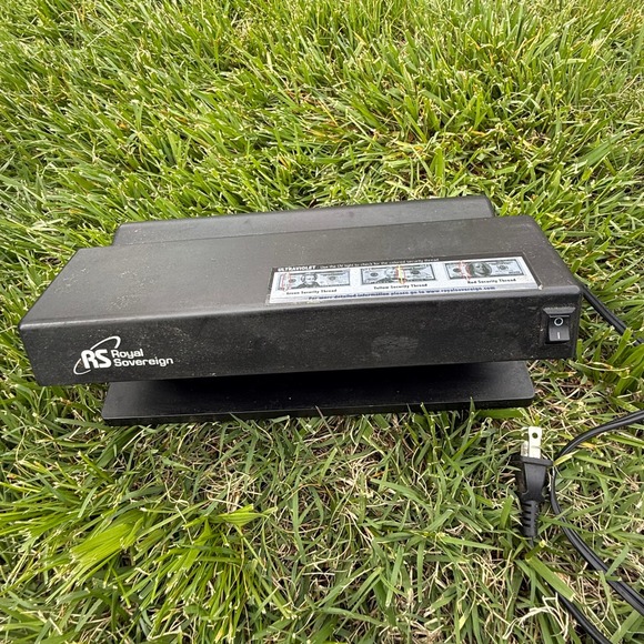 Royal Sovereign Other - Royal Sovereign RCD-1000 UV Counterfeit Bill Money Detector Blck Office Security